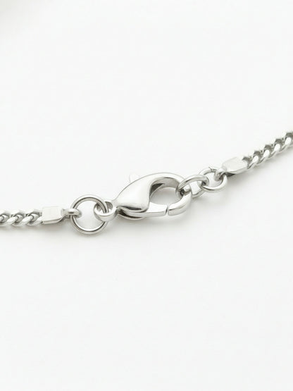 NVR Men's Silver Plated Stainless Steel Chain - Distacart