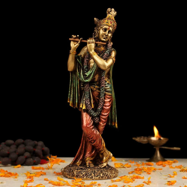 Profound Craft Resin Lord Krishna Idol - Distacart