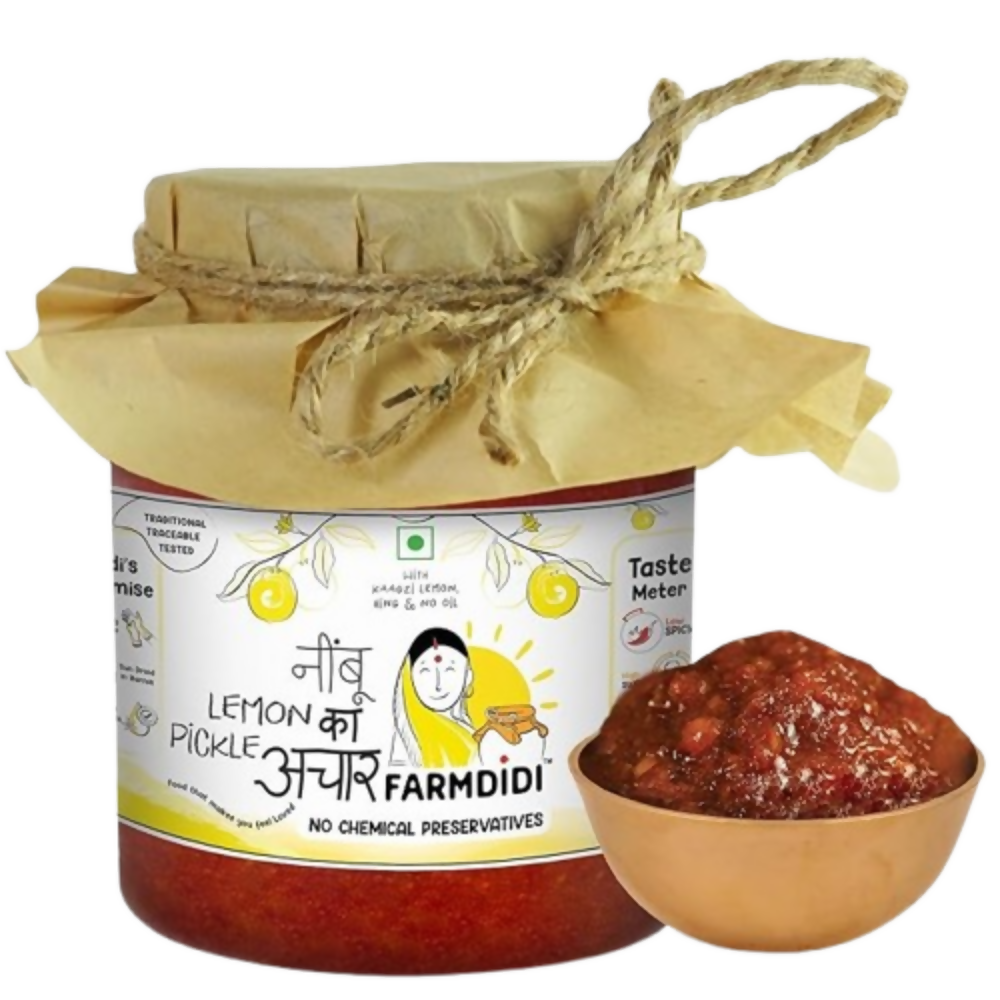 FarmDidi Crushed Lemon Pickle - Lemon - Distacart
