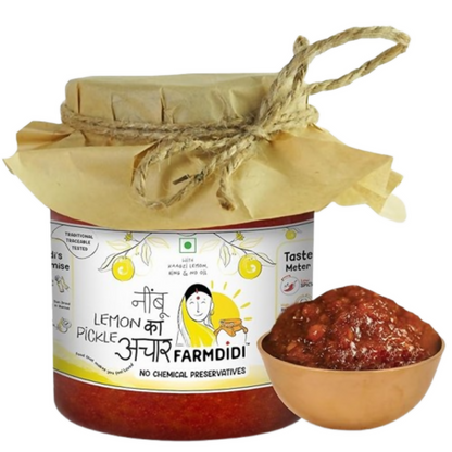 FarmDidi Crushed Lemon Pickle - Lemon - Distacart