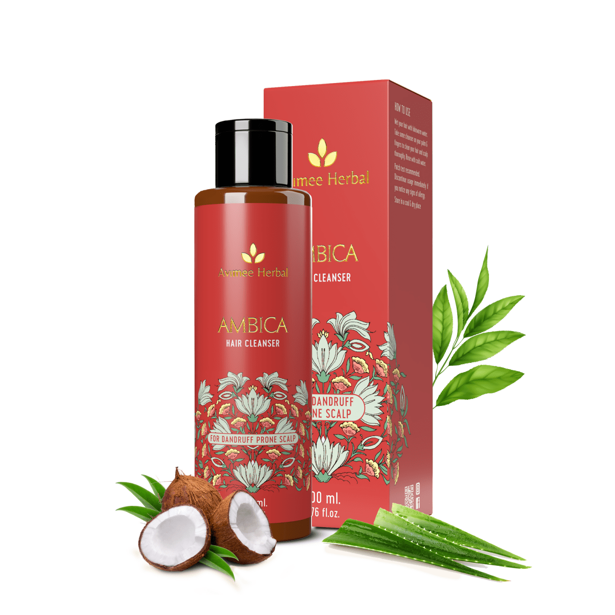 Avimee Herbal Anti Dandruff Kit With Keshpallav Hair Oil & Instant Water Softener, Fights Dandruff & Moisturises Scalp Naturally, - Distacart