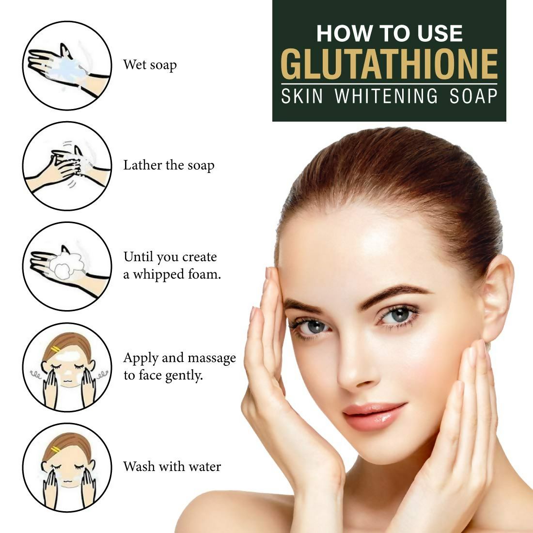 LA Organo Glutathione Skin Whitening Soap - Distacart