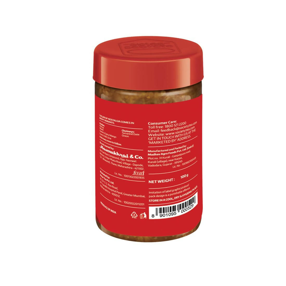 Society Dry Garlic Chutney Jar