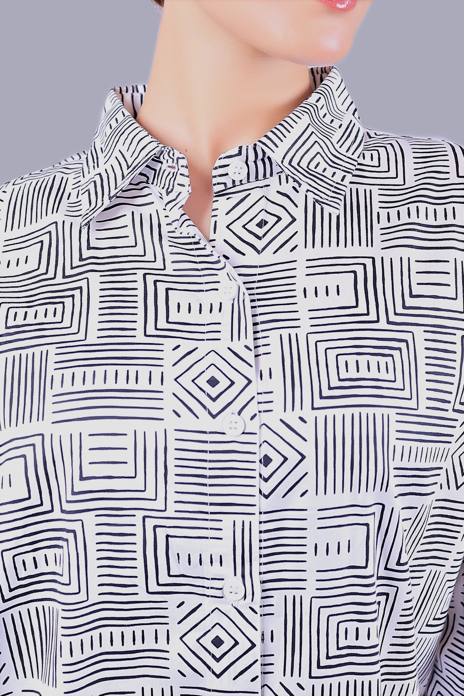 Bluebird Women's Printed Co-ord Set Black and White - Distacart