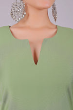 Thumbnail for Bluesaanchi Women's Light Green Kurti Pajama Set