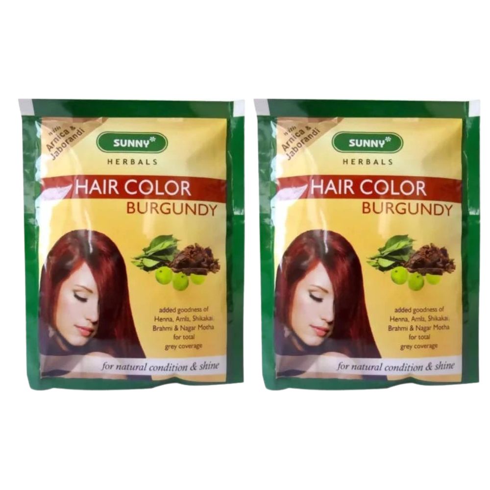 Bakson's Sunny Herbals Hair Color Burgundy - Distacart