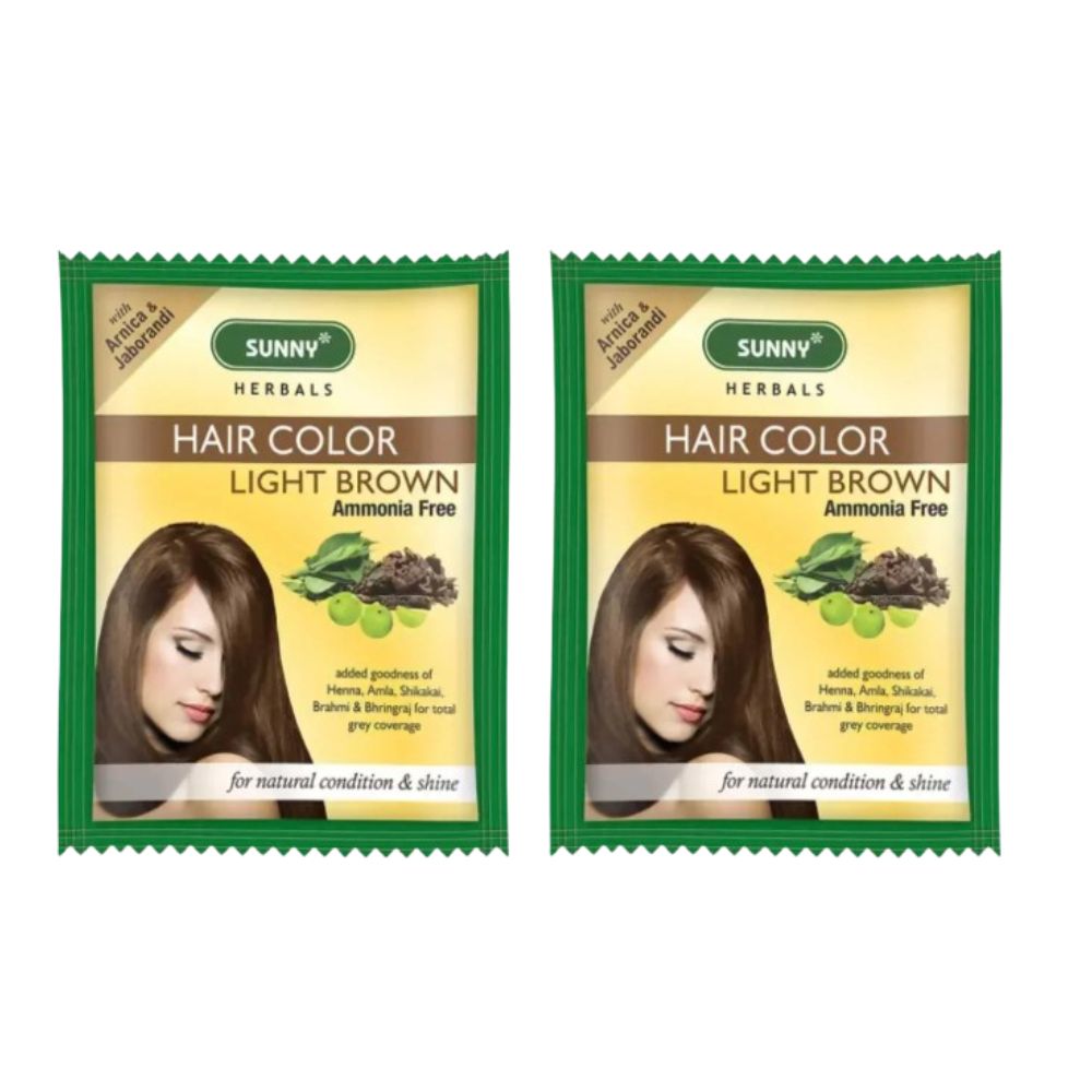 Bakson's Sunny Herbals Hair Color Light Brown - Distacart
