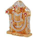 Thumbnail for Estele Gold-Polished Lord Tirupati Balaji Idol Showpiece for Pooja Mandir/ Home Decorative - Distacart