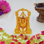 Thumbnail for Estele Gold-Polished Lord Tirupati Balaji Idol Showpiece for Pooja Mandir/ Home Decorative