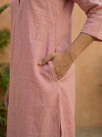 Thumbnail for Gharana India Aira Peach Cotton Co-ord Set - Dista