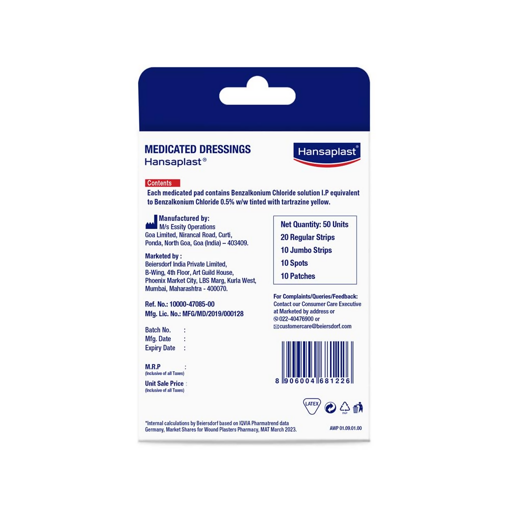 Hansaplast Antiseptic Plasters