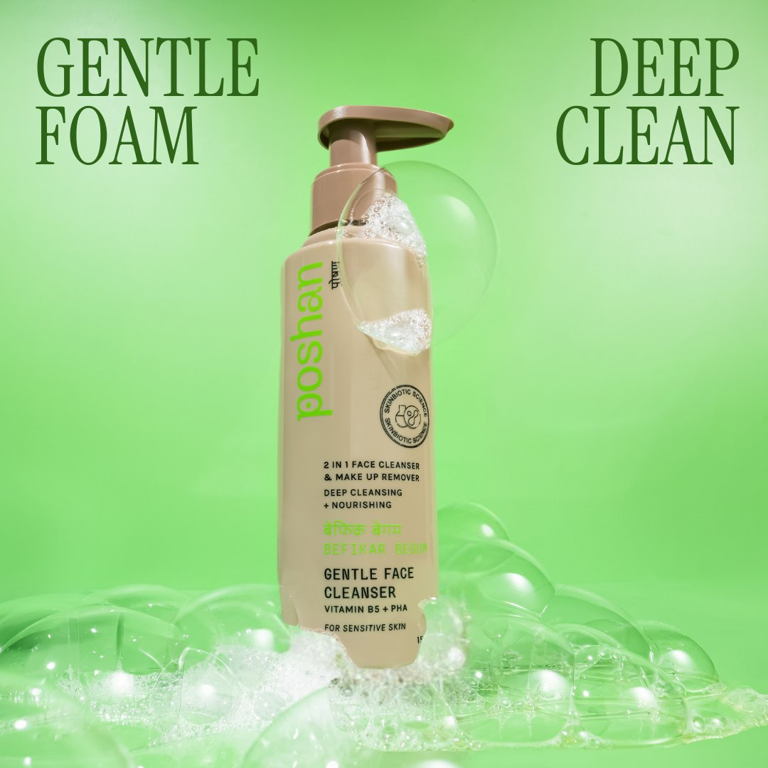 Poshan Skincare Befikar Begum Gentle Face Cleanser - Dista