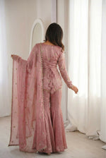 Thumbnail for Teeya Creation Peach Fendy Silk Trending Party Wear Salwar Suit - Distacart