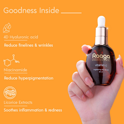 Raaga Professional Niacinamide + Vitamin C Brightening Face Serum - Distacart