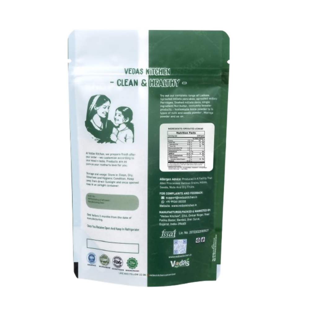 Vedas Kitchen Sprouted Jowar Flour - Dista