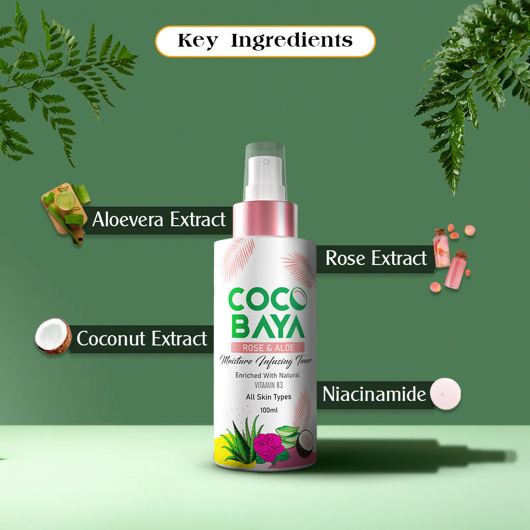 Cocobaya Rose and Aloevera Toner - Distacart