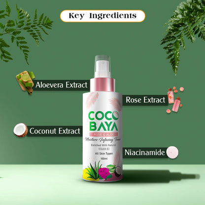 Cocobaya Rose and Aloevera Toner - Distacart