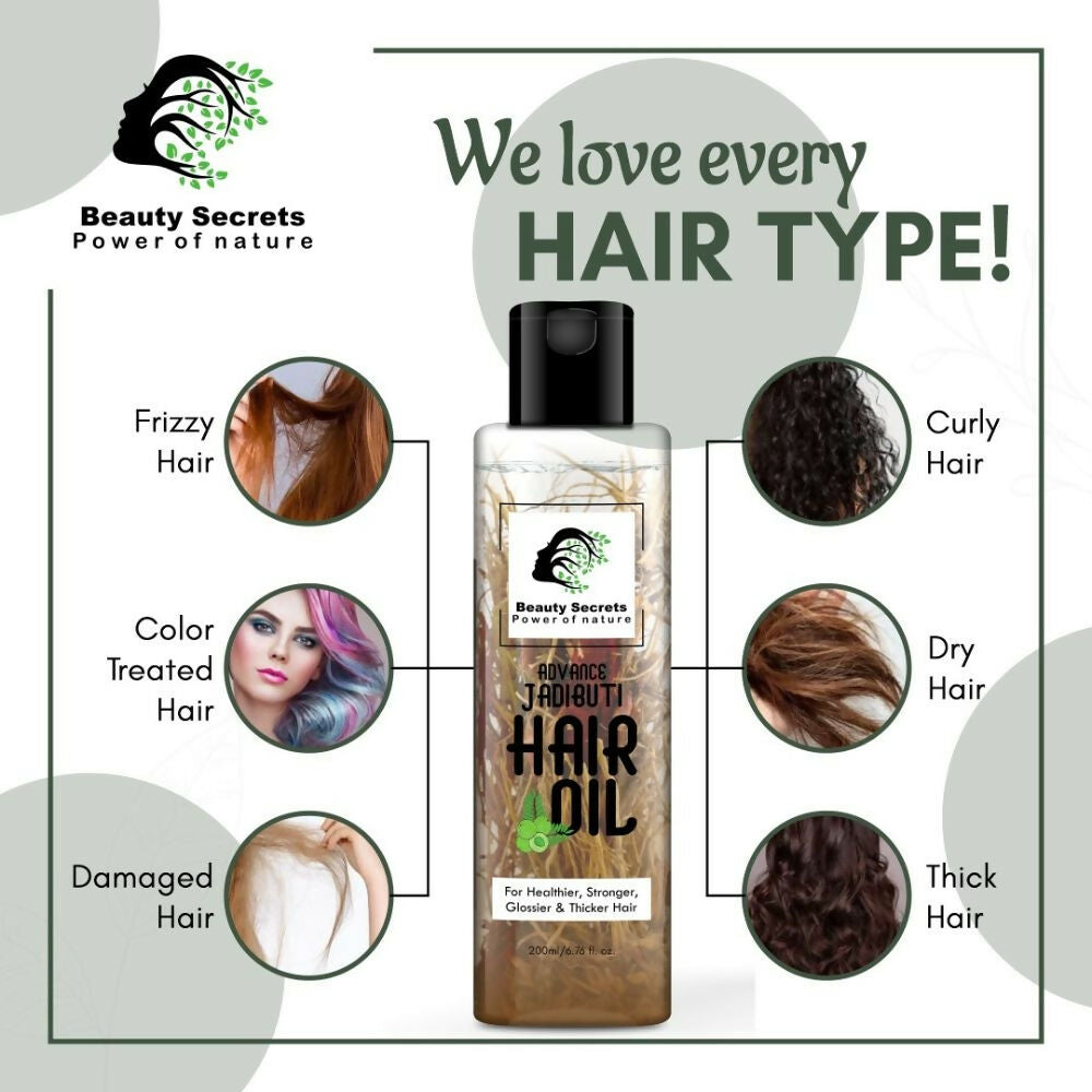 Beauty Secrets Ayurvedic Jadibuti Hair Oil - Distacart