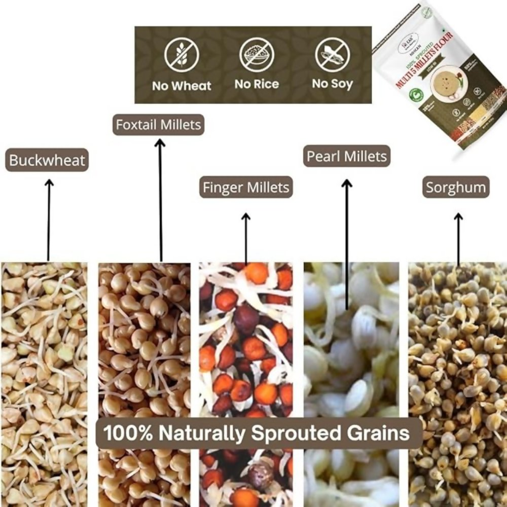 NIHKAN Multigrain Sprouted Millets Flour - Dista