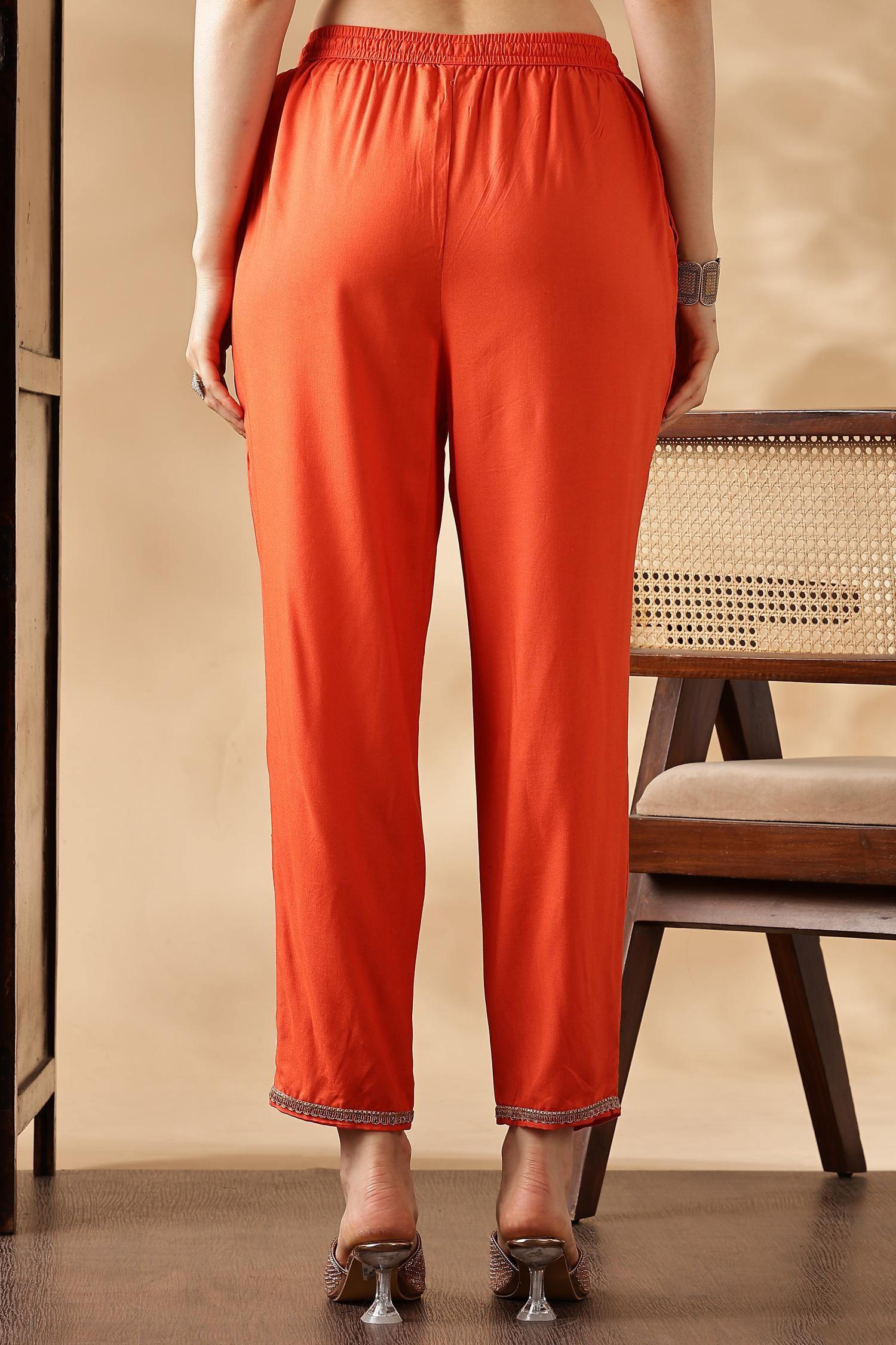 BulBul Darshita Fuschia Rayon Kurta Set with Dupatta