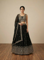Thumbnail for Lehenga Mart Designer Indian Wedding Lehenga Choli-Black - Distacart