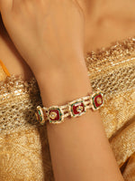 Thumbnail for Nuyug 22K Gold Plated Red Serene Pochi Bangles