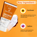 Thumbnail for Globus Remedies Morfair Sunscreen SPF 50 PA+++ with Sunflower & Saffron For Reduces Sunspots & Pigmentation