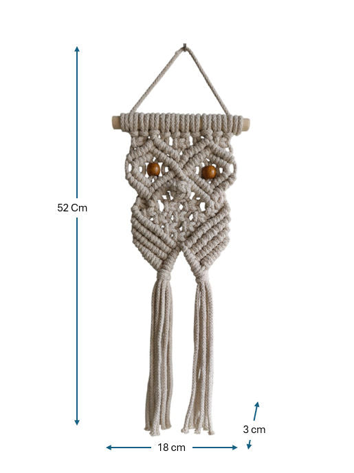 Sun Mun Decors Premium Macrame Owl