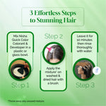 Thumbnail for Nisha Hair Colour for Women & Men - 1.0 Natural Black - Distacart