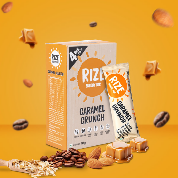 Rize Energy Bar Caramel Crunch - Distacart
