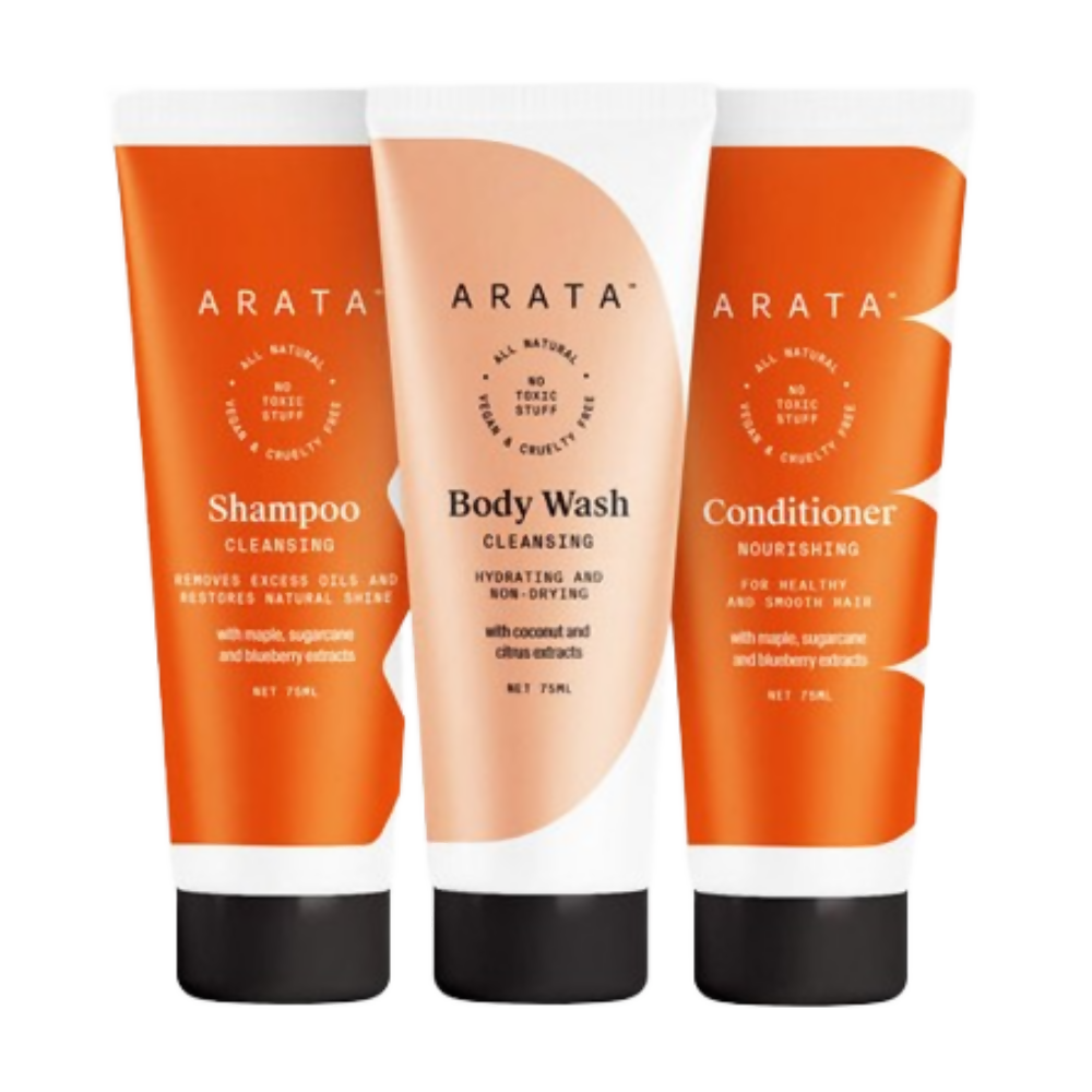 Arata Natural Oil Control Shower Power Set