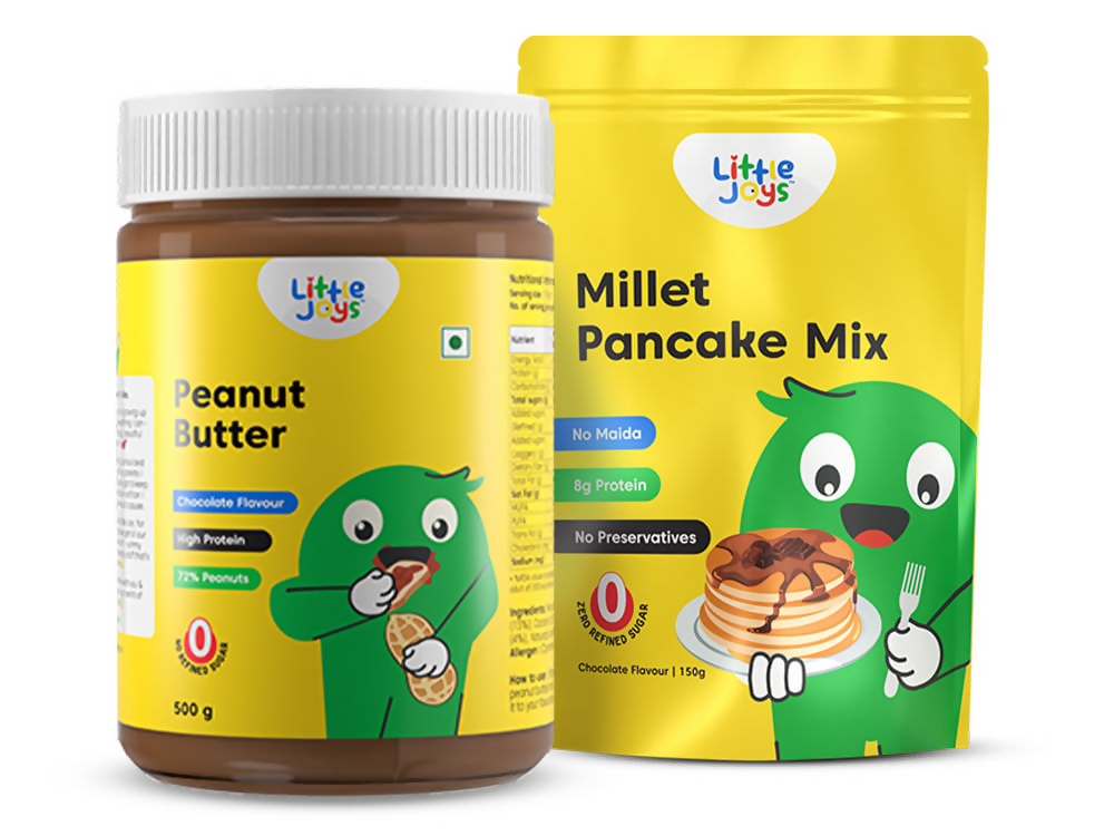Little Joys Peanut Butter + Millet Pancake Mix Combo