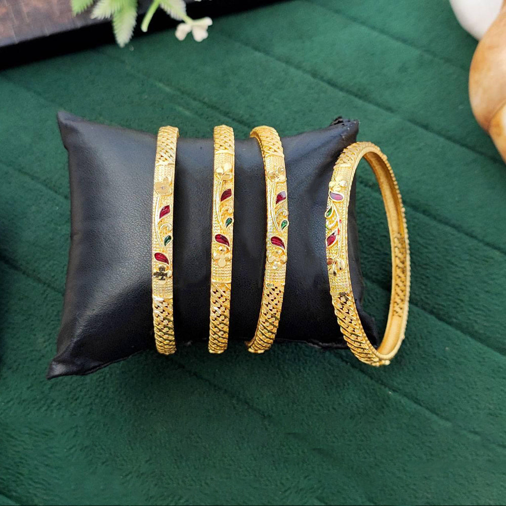 JS Fashion Traditional Fancy Bangles Set Elegant Design - Dista
