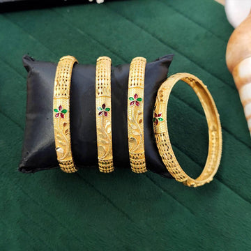 JS Fashion Fancy Ethnic Bangles Set For Women Wear - Dista