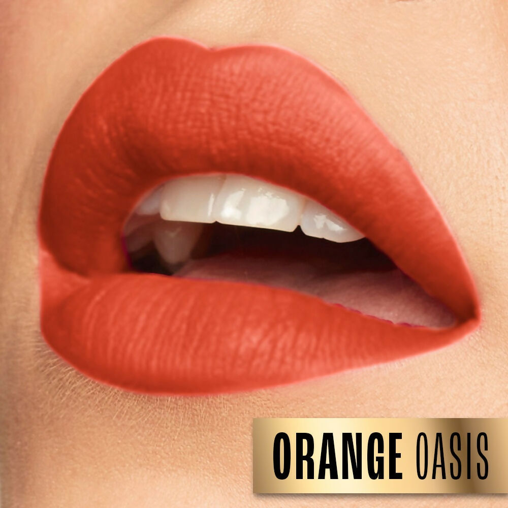 Lakme Absolute Beyond Matte Lipstick - 401 Orange Oasis - Distacart