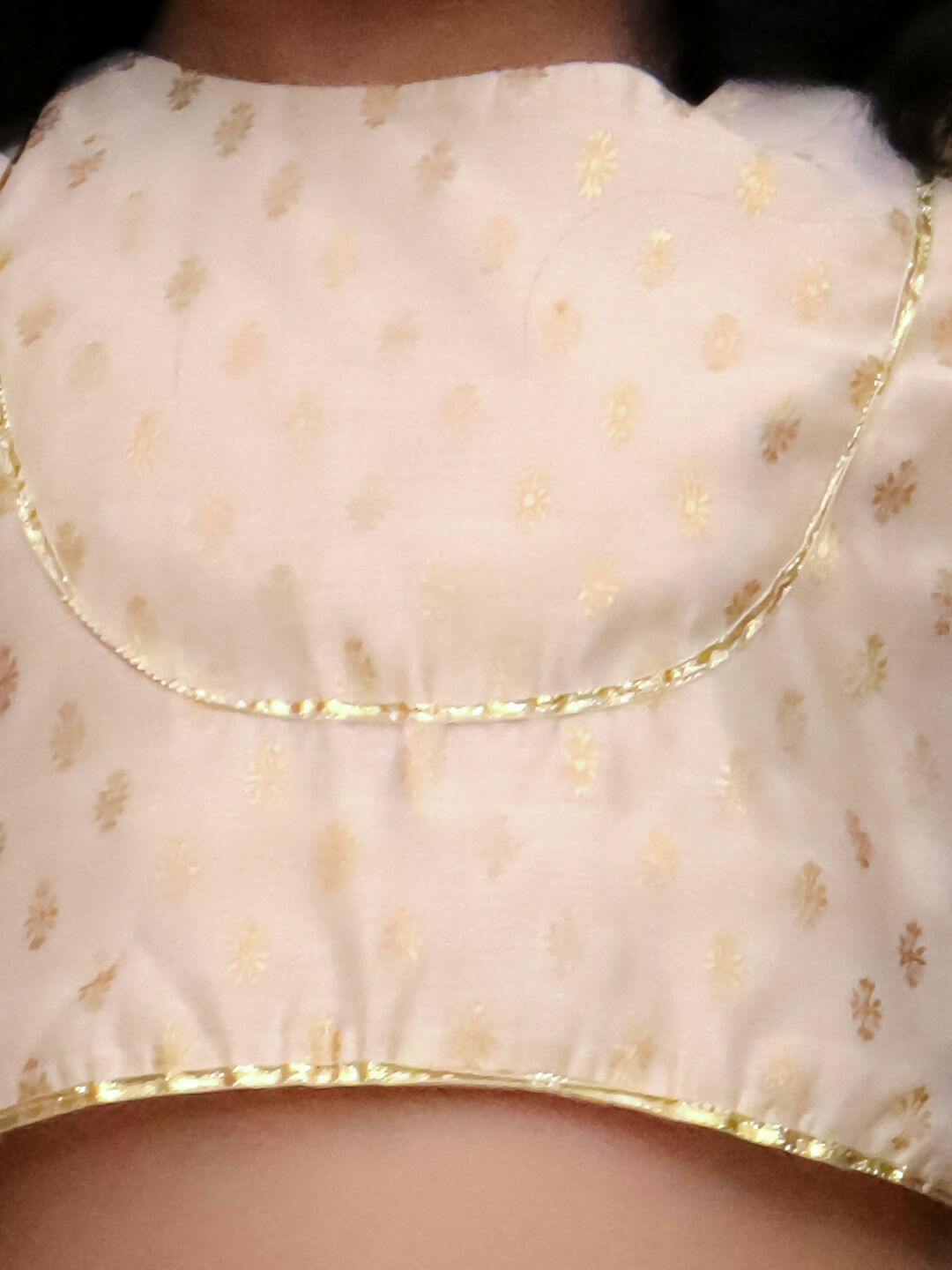 Lil Drama Mishti Off White Lehanga Choli Dupatta Set For Girls