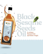 Thumbnail for Bharat Vedica Organic Wood Pressed Black Sesame Oil - Organic Wood Pressed Kale Til ka Tel - Distacart