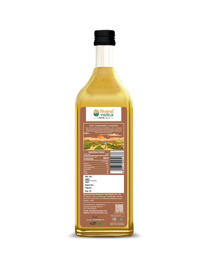 Bharat Vedica Organic Wood Pressed Groundnut Oil - Organic Wood Pressed Moongfali ka Tel - Distacart