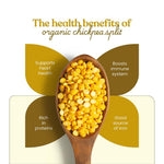 Thumbnail for Bharat Vedica Organic Chickpea Split - Organic Chana Dal - Distacart