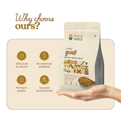 Bharat Vedica Organic Horse Gram - Organic Kulthi - Distacart