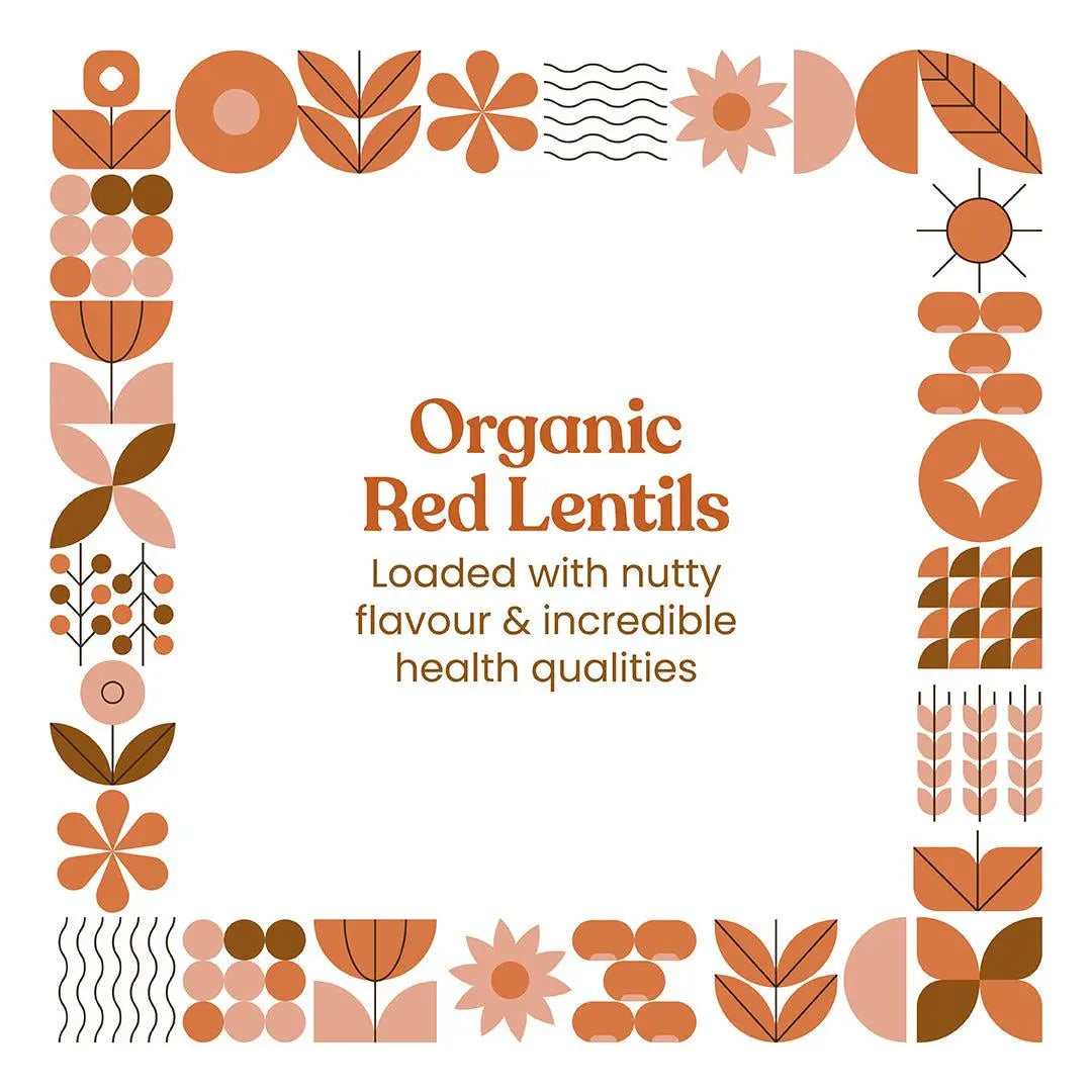 Bharat Vedica Organic Red Lentils - Organic Masoor Dal - Distacart