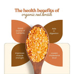 Thumbnail for Bharat Vedica Organic Red Lentils - Organic Masoor Dal - Distacart