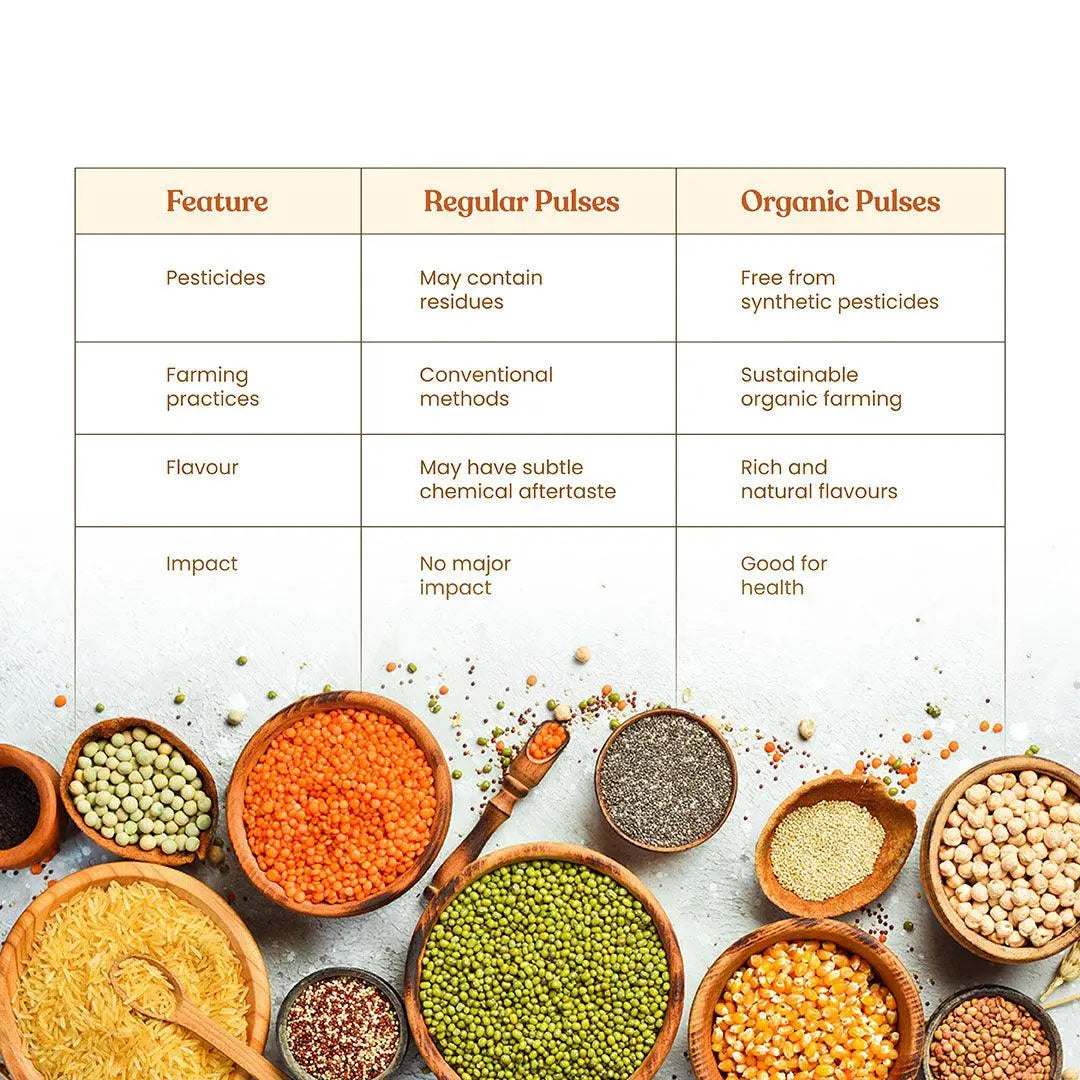 Bharat Vedica Organic Red Lentils - Organic Masoor Dal - Distacart