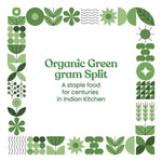 Thumbnail for Bharat Vedica Organic Green Gram Split - Organic Moong Dal Chilka - Distacart