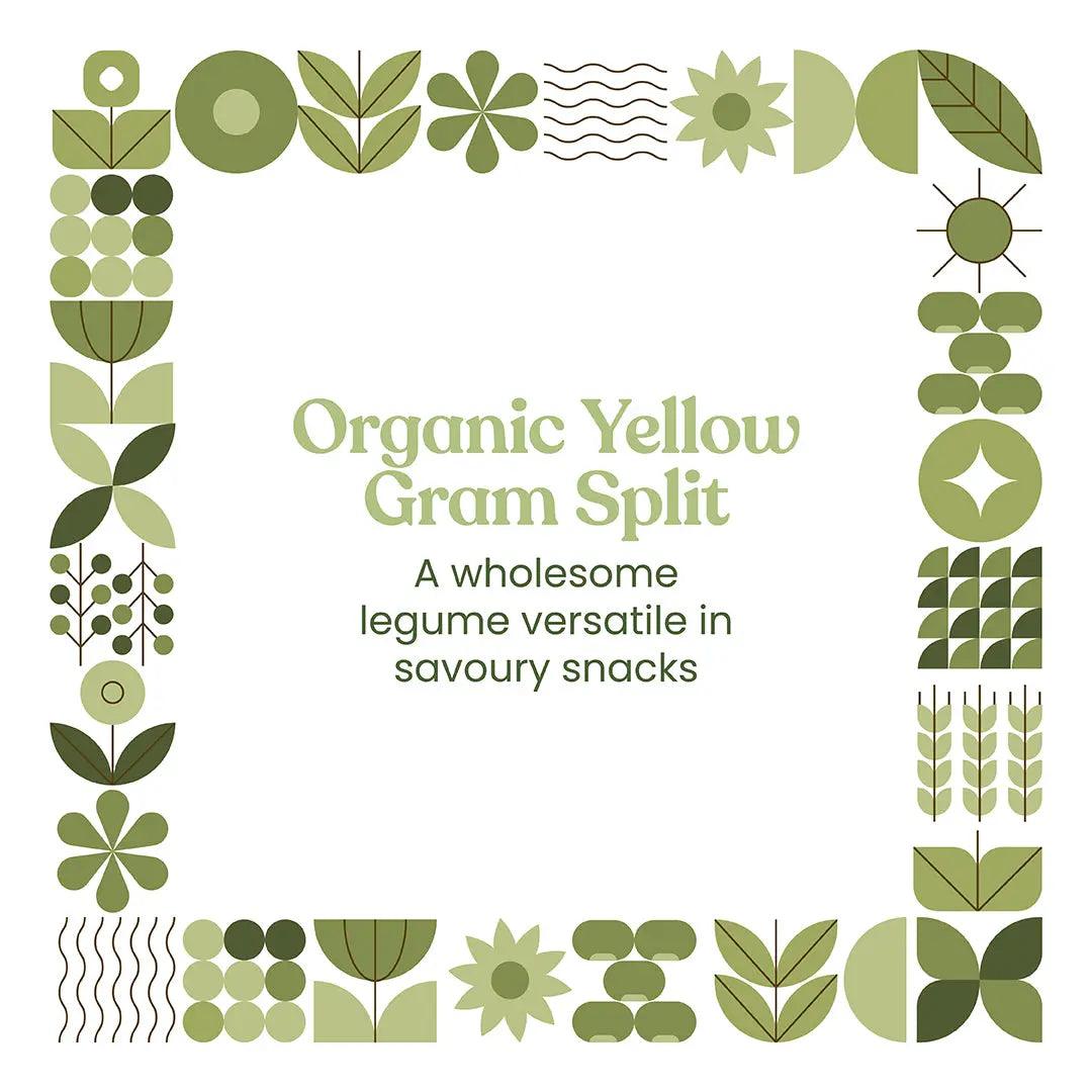 Bharat Vedica Organic Yellow Gram Split - Organic Moong Dal - Distacart
