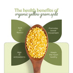 Thumbnail for Bharat Vedica Organic Yellow Gram Split - Organic Moong Dal - Distacart