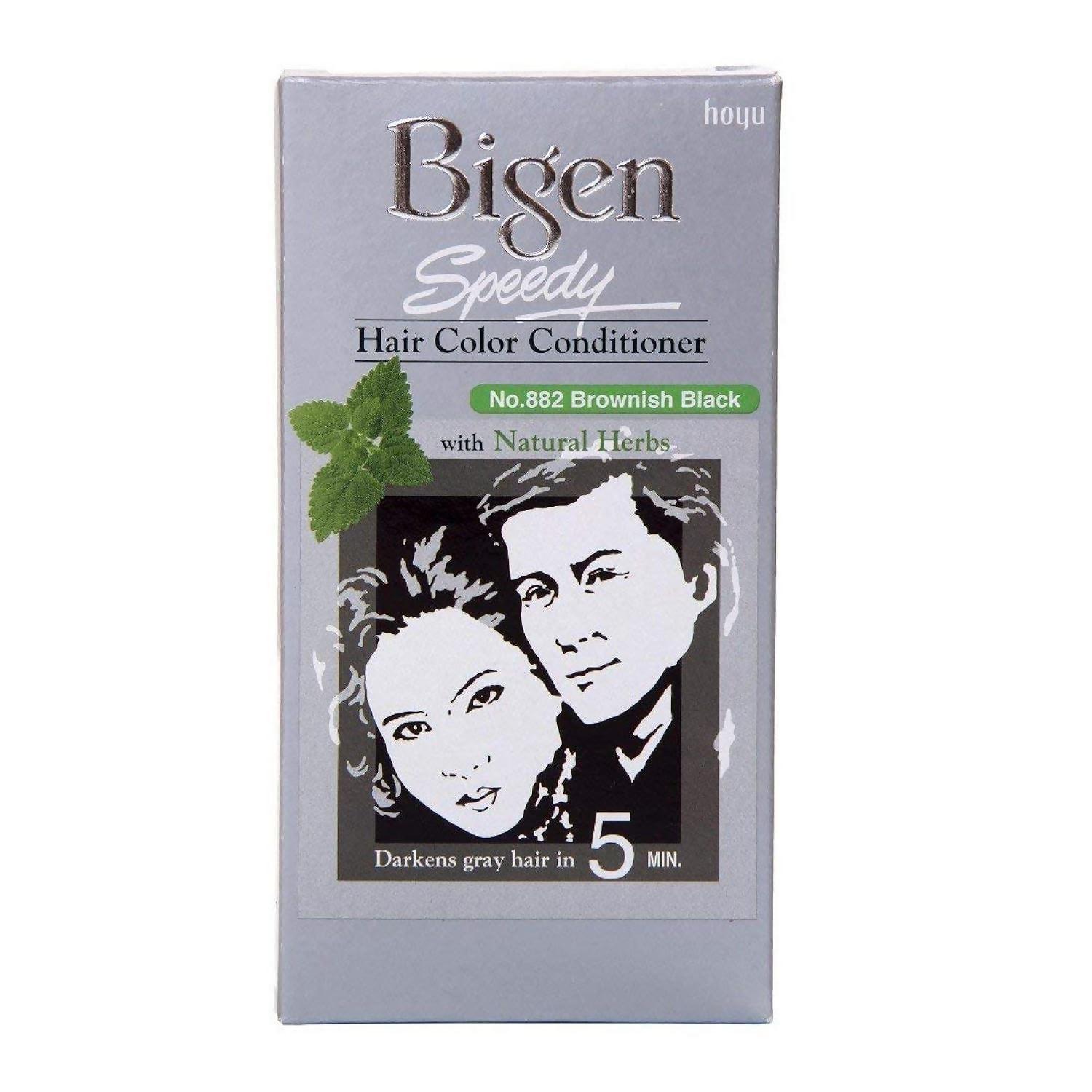 Bigen Hair Colour Conditioner - Brownish Black 882 - Distacart