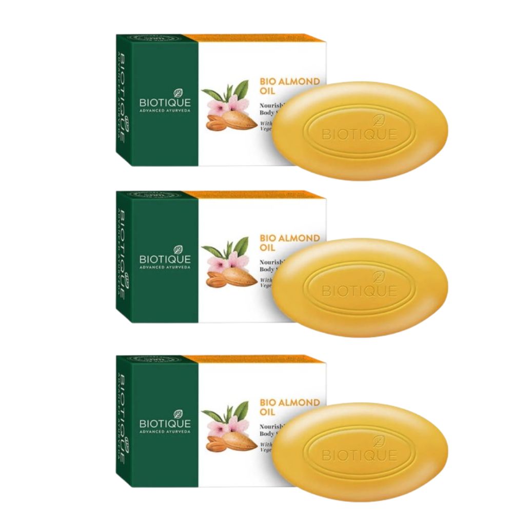 Biotique Advanced Ayurveda Bio Almond Oil Nourishing Body Soap