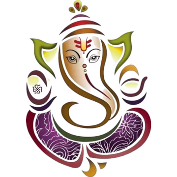 Rangoli White Glossy Vinyl Wall Sticker Premium Self-Adhesive Waterproof Decorative Wall Decal - Dista