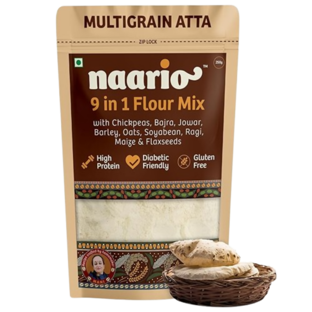 Naario 9-in1 Multigrain Atta (No Wheat) - Dista